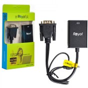 تصویر تبدیل VGA به HDMI رویال مدل RC1001 با صدا 