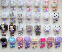 تصویر محافظ شارژ کریستالی پنج‌تکه اپل 20 وات – همراه اکسسوری Hamrah Accessory – Crystal Charger Protector 5-in-1 Set for Apple 20W Adapter