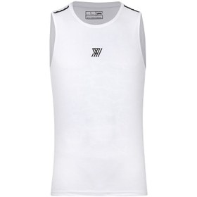 تصویر تاپ ورزشی مردانه نوزده نودیک مدل TS1976 W - سفید - 3XL 