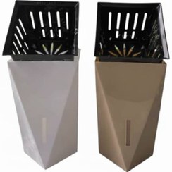 تصویر گلدان هیدروپونیک مدرن برند راما - سفید / سایز 2 Rama