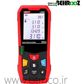 تصویر متر لیزری 80 متری یونی تی مدل LM80 Laser Distance Meters UNI-T LM80