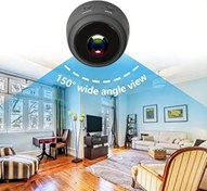 تصویر دوربین WiFi، دوربین فیلمبرداری کوچک بی‌سیم 1080P با دید در شب، کنترل با یک دکمه، زاویه باز 150، دوربین نظارت از راه دور برای مصارف خانگی، داخلی و خارجی WiFi Camera, 1080P Wireless Small Video Camera with Night Vision, One Button Control, 150 Wide Angle, Remote Surveillance Camera for Home, Indoor and Outdoor Use