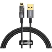 تصویر کابل شارژ USB to iP باسئوس مدل Explorer Series Auto Power-Off با طول Baseus Explorer Series Auto Power-Off Fast Charging Data Cable USB to iP