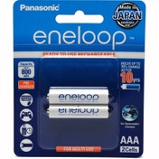 تصویر باطری شارژی نیم قلمی برند پاناسونیک eneloop ظرفیت 800 