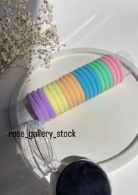 تصویر کش مویی رنگی قوطی‌ای 