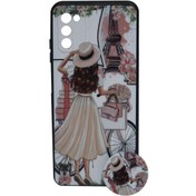 تصویر کاور کد 1671 مناسب برای گوشی موبایل سامسونگ Galaxy A03s به همراه پایه نگهدارنده 