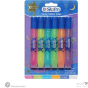 تصویر چسب اکلیلی6رنگ پاستلی استورم کد HL609 