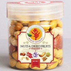 تصویر آجیل چهار مغز 140 گرم استوانه ای 