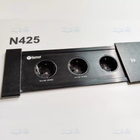 تصویر پریز برق کشویی یک طرفه فانتونی مدل N42 Desk connection panels