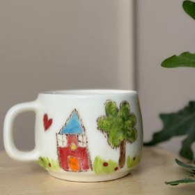 تصویر ماگ نقاشی کودک طرح 1 خرید ماگ سرامیکی نقاشی کودک