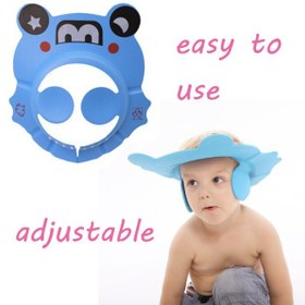 تصویر کلاه حمام گوش دار قابل تنظیم خرس QQ Baby Bath Shower Cap code:299662