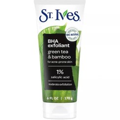 تصویر اسکراب و لایه بردار St Ives مدل BHA Exfoliant Green Tea and Bamboo وزن 170 گرم 