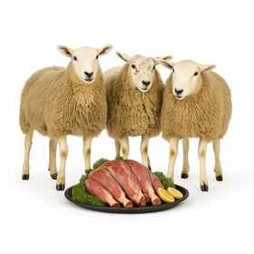 تصویر گوسفند زنده 