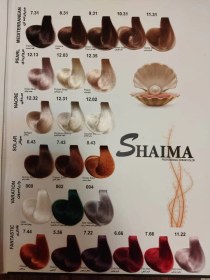 تصویر رنگ موی شایما 100 میل SHAIMA HAIR COLOR 