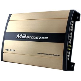 تصویر آمپلی فایر ام بی آکوستیک مدل MBA-6125 ا MB Acoustics MBA-6125 Car Amplifier MB Acoustics MBA-6125 Car Amplifier