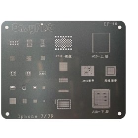 تصویر شابلون A10 سیلور EasyFix Silver EF-10 