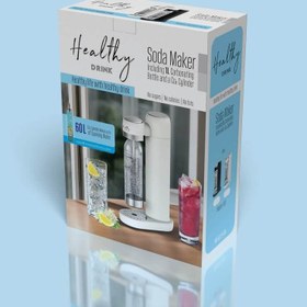 تصویر سودا ساز هلثی درینک مدل HD1 همراه با کپسول کد۶۳۷ - سفید 