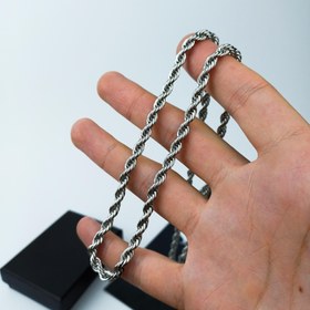 تصویر گردنبند طنابی 5 میل 