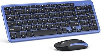 Wireless Keyboard and Mouse Combo,Slim Keyboard Mice - 2.4GHz 109