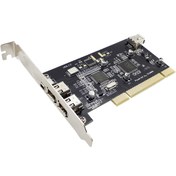 تصویر کارت PCI 1394 با چیپ TSB43AB23 1394A Firewire PCI Card TSB43AB23 Chipset