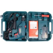 تصویر کیت دریل ضربه ای دیمردار 550 وات پوکا مدل D13250s Poka D13250s Dimmable Impact Drill Kit 550w