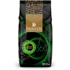 تصویر دانه قهوه دونیسی donissi استرادیان 100% عربیکا وزن 1 کیلوگرم Donissi coffee bean stradian powder weight 1kg