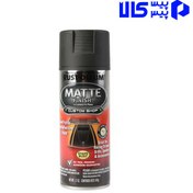 تصویر اسپری رنگ نما خودرو مشکی مات مدل Matte finish برند رست اولئوم Rust-Oleum حجم 340 گرم 
