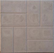 تصویر موزاییک پلیمری طرح خشتی در ابعاد ۴۰*۴۰ - کرم brick-shaped design polymer mosaic in dimensions 40x40