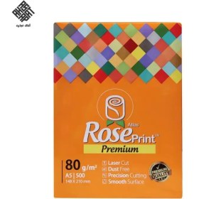 تصویر کاغذ A5 رز پرینت (پرمیوم) – Rose Print 