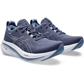 تصویر کتانی رانینگ اسیکس مدل Gel Nimbus26 کد navy blue Asics Gel Nimbus26 running shoes, navy blue code