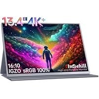 تصویر مانیتور قابل حمل 4K Intehill برای لپ تاپ، مک بوک و مینی پی سی مانیتور کامپیوتر کوچک 13.4 اینچی پیشرفته با نسبت طلایی 16:10 و وضوح 3840x2400 U13NA Intehill 4K Portable Monitor for Laptop, MacBook and Mini PC High-end 13.4 inch Small Computer Monitor with Golden Ratio 16:10 and Resolution 3840x2400 U13NA