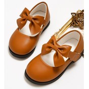 تصویر کفش دخترانه پاپیونی کفش عروسکی بچگانه کفش مجلسی بچگانه 