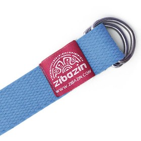 تصویر کمربند نخی مخصوص يوگا : سفید yoga strap white