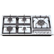 تصویر اجاق گاز صفحه ای استیل داتیس مدل DS-515 Datees DS-515 Steel Gas Hob