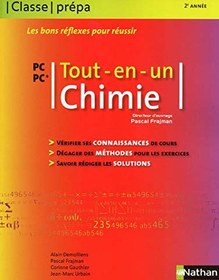 تصویر دانلود کتاب Chimie PC PC* - 2ème année Tout-en-un -Classe prépa scientifique NATHAN کتاب فرانسوی کامپیوتر کامپیوتر شیمی* - سال دوم همه کاره - کلاس آمادگی علمی NATHAN