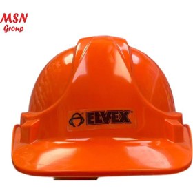 تصویر کلاه ایمنی صنعتی یا کلاه مهندسی الوکس مدل 2258 با گیره ولومی Industrial safety helmet or engineering helmet ELVEX model 2258 with volume clip 