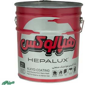 تصویر رنگ روغنی نیم مات سفید حلب ۹۰۶ هپالوکس 