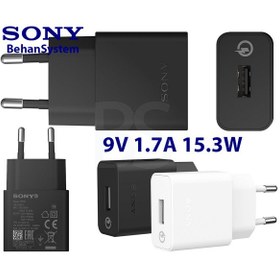 تصویر شارژر سریع گوشی SONY 15.3 وات 9V 1.700mA ا Sony 15.3W Fast Mobile Charger USB Sony 15.3W Fast Mobile Charger USB