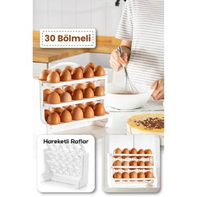 تصویر جا تخم مرغی 30 عددی وینف سفید 