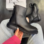 تصویر کفش زنانه بوت پشت دوزیپ زیره پی یو women shoes کد 173 - مشکی / 38 women shoes