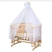 تصویر تخت کنار مادر فرشته چوبی 