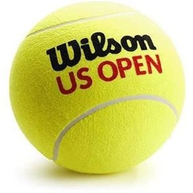 تصویر توپ تنیس خاکی ویلسون سه عددی ا Wilson three-a-side tennis ball Wilson three-a-side tennis ball