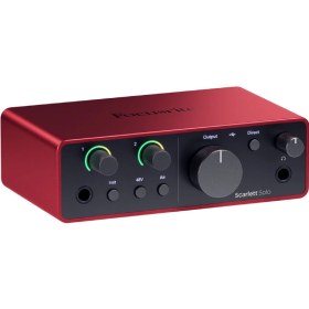 تصویر کارت صدا Focusrite مدل Scarlett Solo G4 Focusrite Scarlett Solo G4 Audio Interface