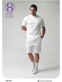 تصویر ست تیشرت شلوارک مردانه 