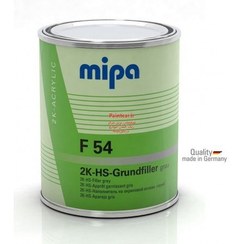 تصویر آستردوجزئی پرکننده (های سالید) سفید میپا با هاردنر Mipa 2K HS-Grund Filler F54 
