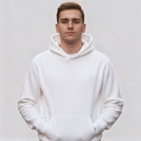 تصویر هودی بیسیک سفید 