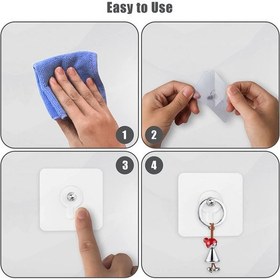 تصویر میخ چسبی دیواری مدل L700 