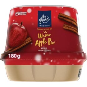 تصویر ژل خوشبو کننده هوا گلید Glade مدل Warm Apple Pie رایحه پای سیب وزن 180 گرم 