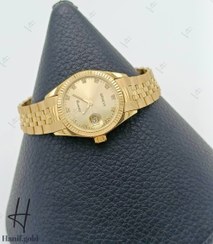 تصویر ساعت مچی رولکس مدل ژنو با بند طلایی 