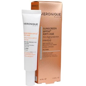 تصویر کرم ضد آفتاب ضد چروک و جوانساز ورونیک 40 میل مدل Anti-Age با SPF 50 